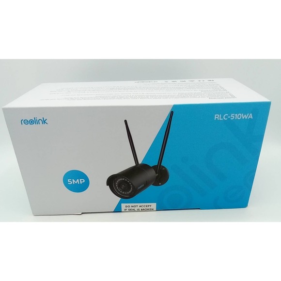 REOLINK Outdoor Security 5MP Wi-Fi Camera RLC-510WA Black - Picture 1 of 5